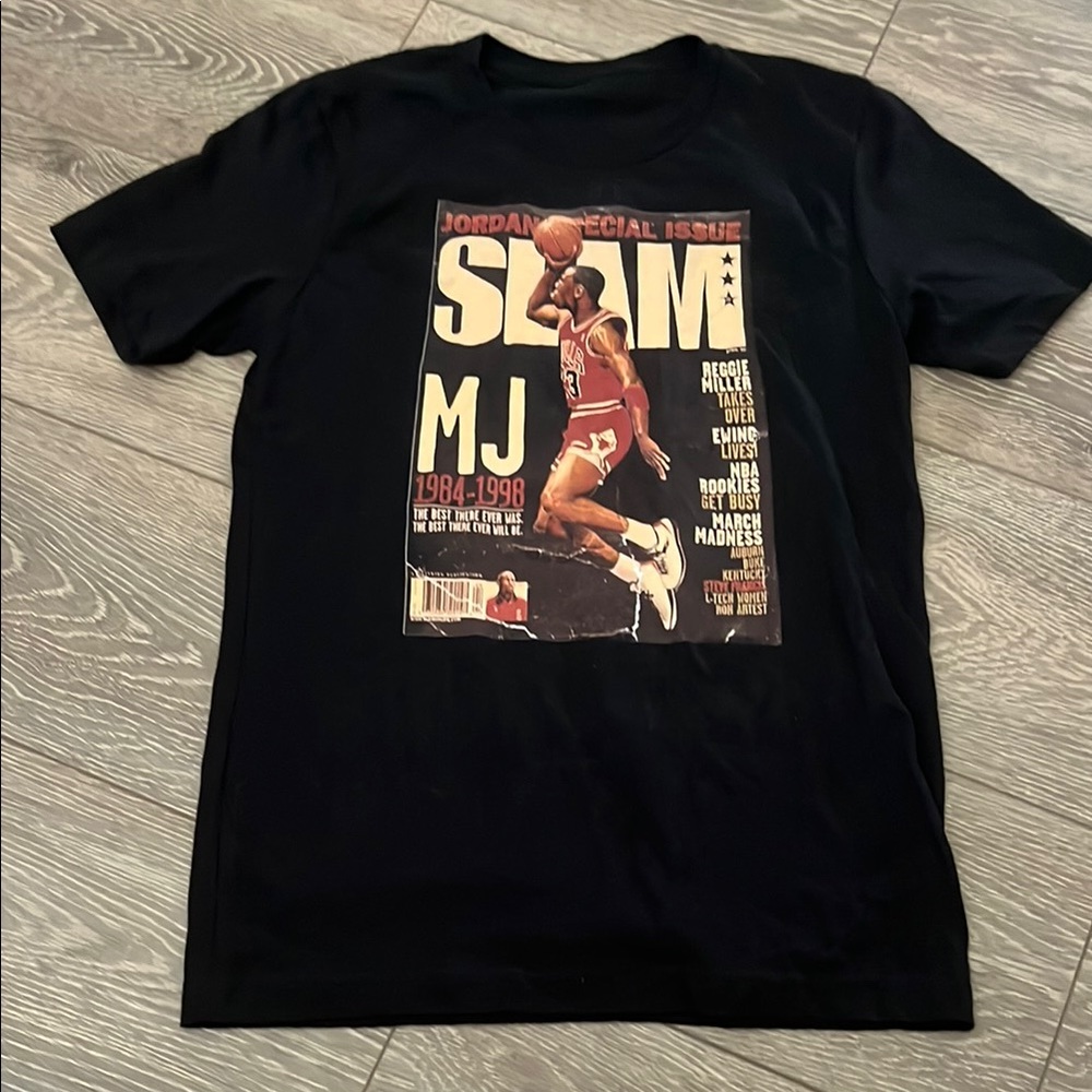 Jordan Black Short Sleeve Graphic Tee